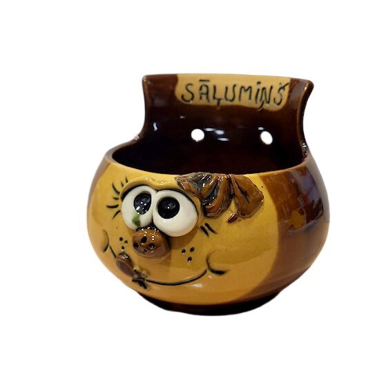 Māla sāls trauciņš "Jautrā sejiņa", brūns (~13x13 cm)