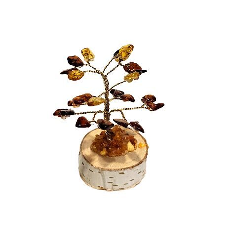 Dzintara laimes un naudas koks (9 cm) 6733003 