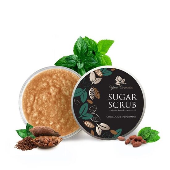 Cukura skrubis Šokolāde&piparmētra