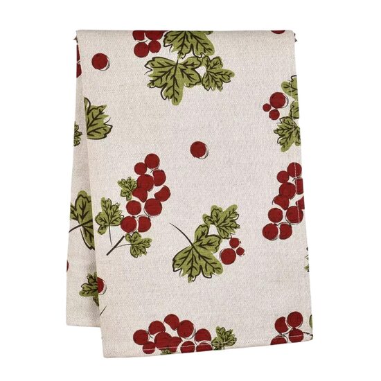 Kitchen towel with print Currants