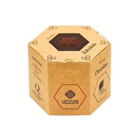 Chocolate Honey in Hexagon Gift Box (330g / 250ml) 