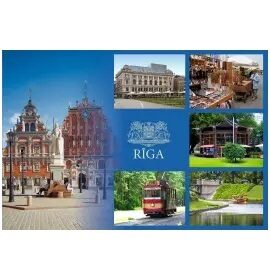 Atklātne / Postcard / Открытка "Rīga" Nr. R16176 