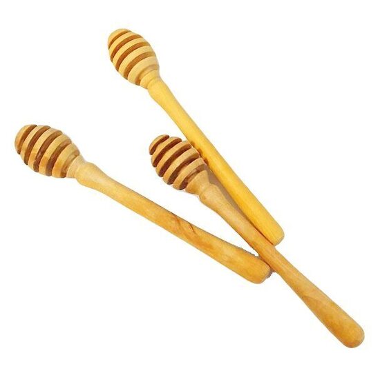 Wooden Honey Dipper / Spoon (~14 cm)