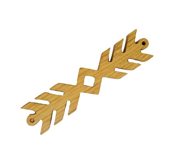 Wooden Sign "Laimas slotiņa" (Laima’s Broom)