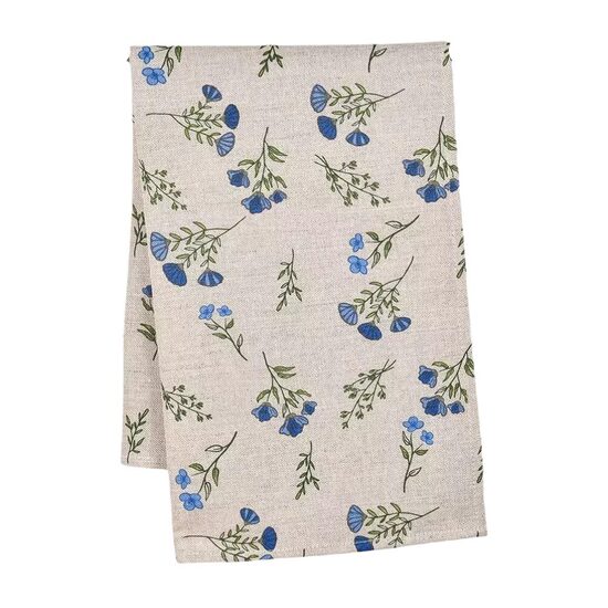 Kitchen towel with print Flowers