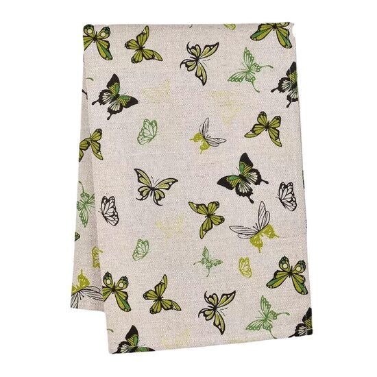 Kitchen towel with print Butterflies