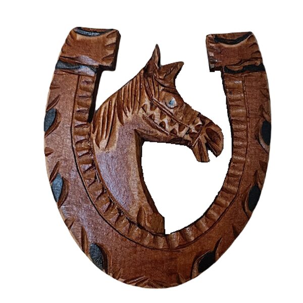 Wooden horseshoe