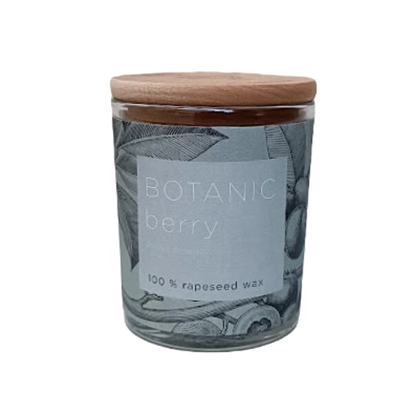 "BOTANIC" series 100% rapeseed wax candle "OGA" with dragon fruit aroma