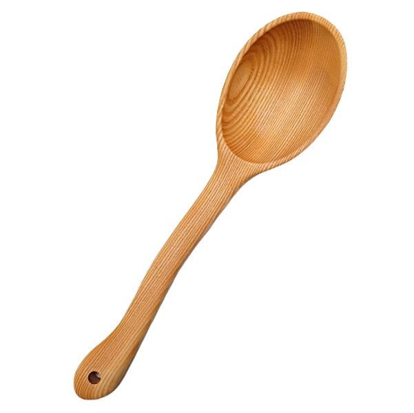 Деревянная ложка - большая - короткая KKI05