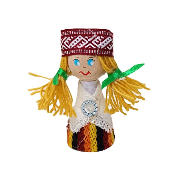 Medium doll in national costume