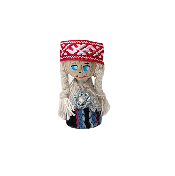 Small doll in folk costume
