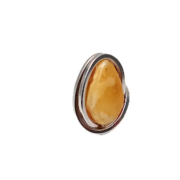 Ring with amber AM5