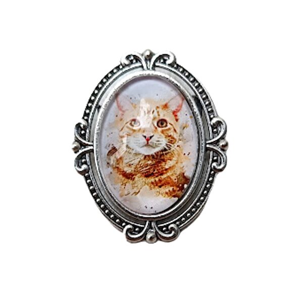 Брошь из коллекции Cat