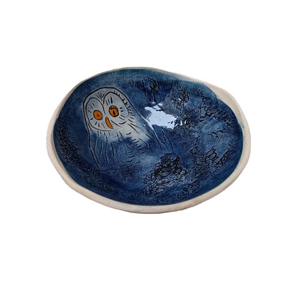 Clay bowl - Owl
