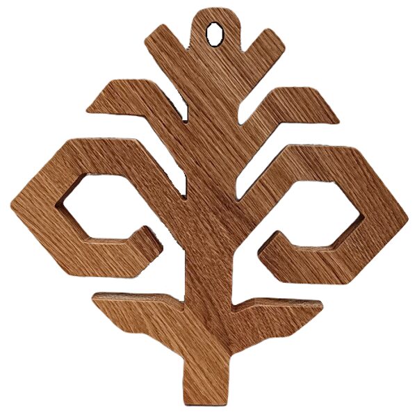 Wooden sign Austrian tree 250mm