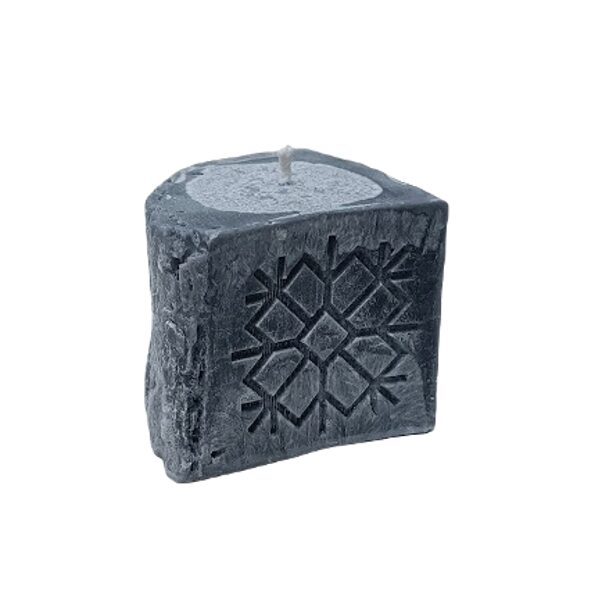 Svece – šķelts koka klucītis (Priedes un medus aromāts)