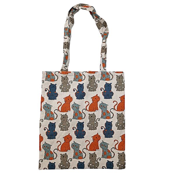 Shopping bag with Cats print