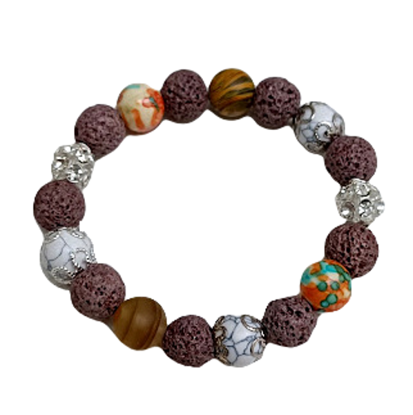 Natural stone bracelet from different stones