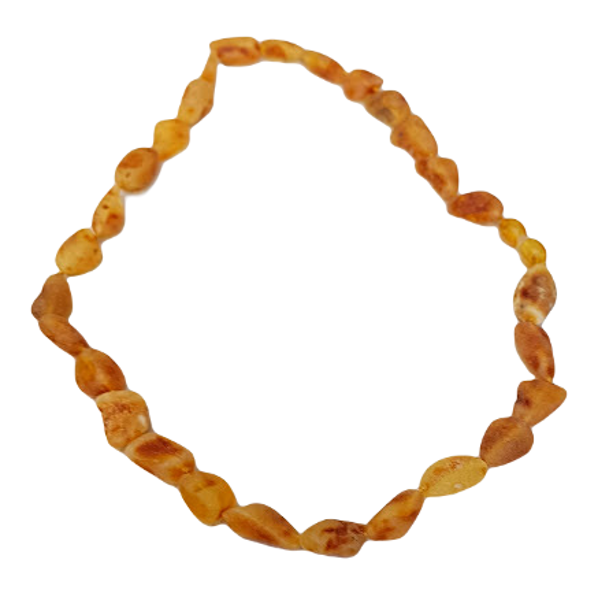 Ekskluzīvas dzintara krelles "Saulriets" (47 cm)