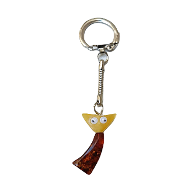 Amber key ring Cat