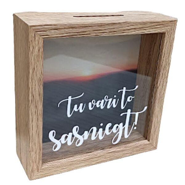 Wooden savings bank 18501109