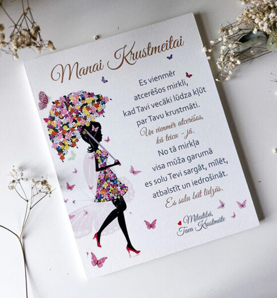 Decor "For my goddaughter"