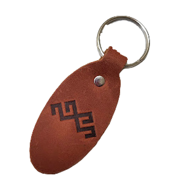 Leather key ring