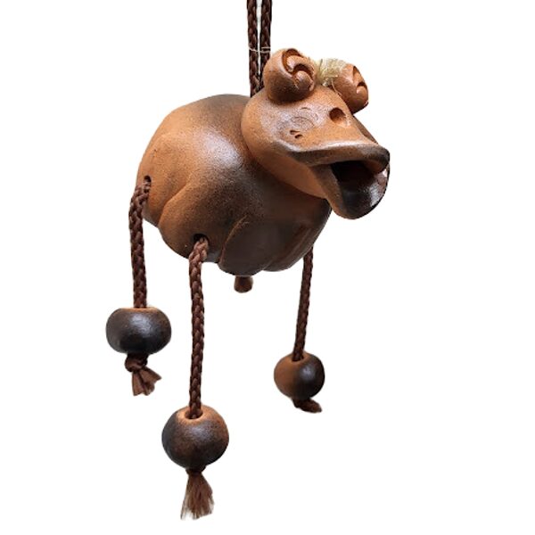 Ceramic hanging figure Frog