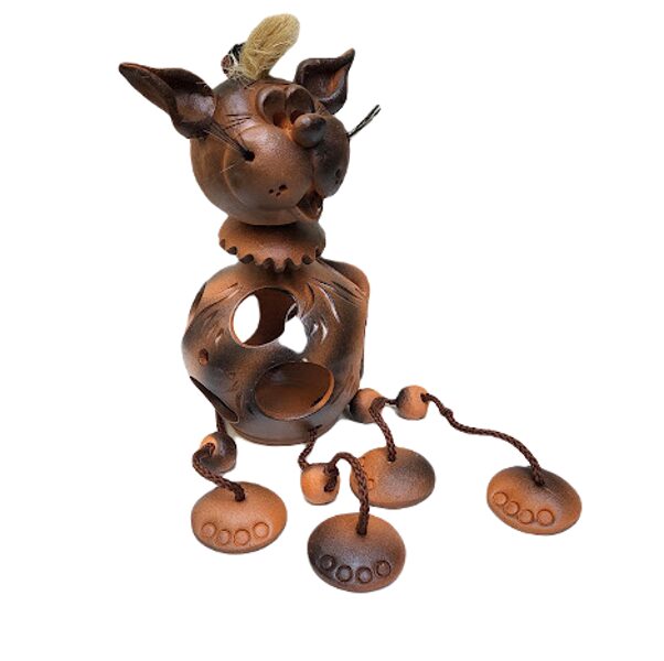 Cat - candlestick / wind chime (small)