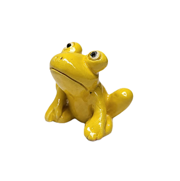 Ceramic figure Frog