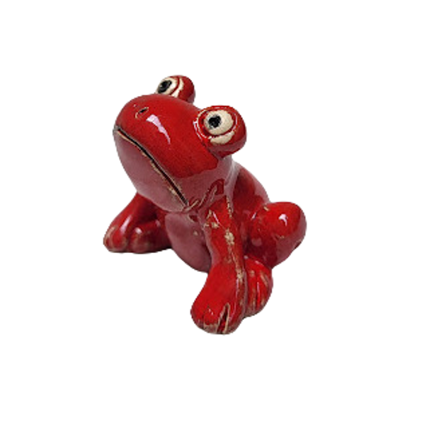 Ceramic figure Frog