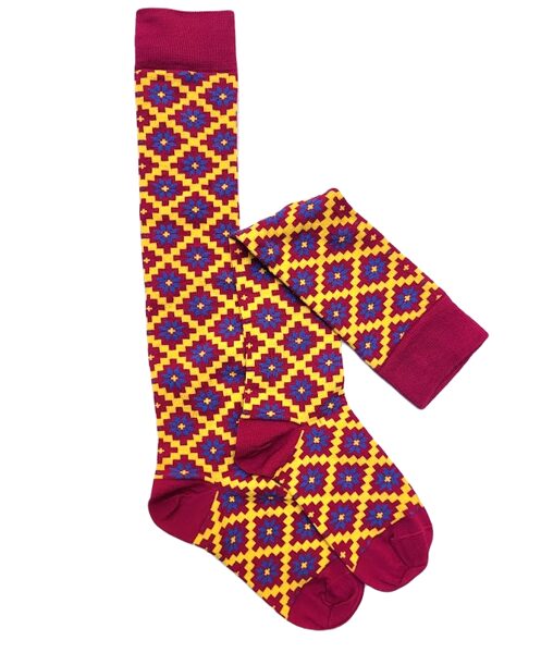 Women's socks with national patterns - Ethno
