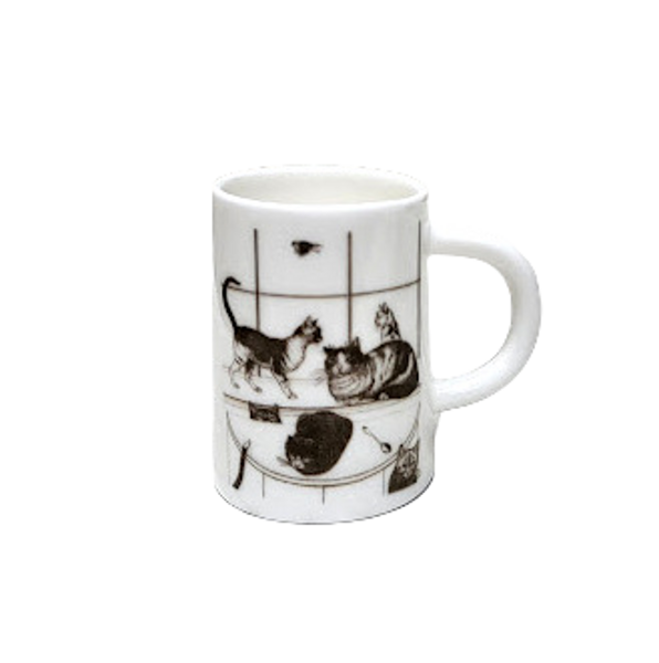 Porcelāna krūze MINI "Kaķi"