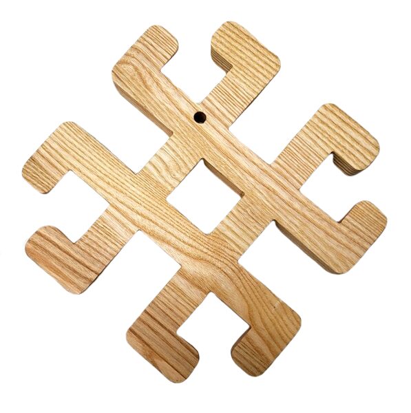 Wooden Sign "Mēness" (The Moon) 25 cm