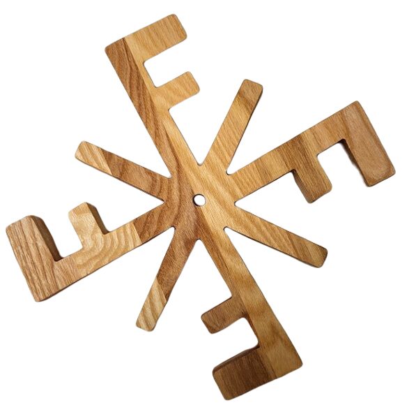 Wooden sign Fire cross-1 25 cm