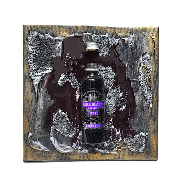 Decor - Riga black balsam with blackcurrant taste in art