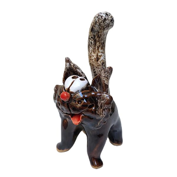 Ceramic figure Cat with a long tail 542004