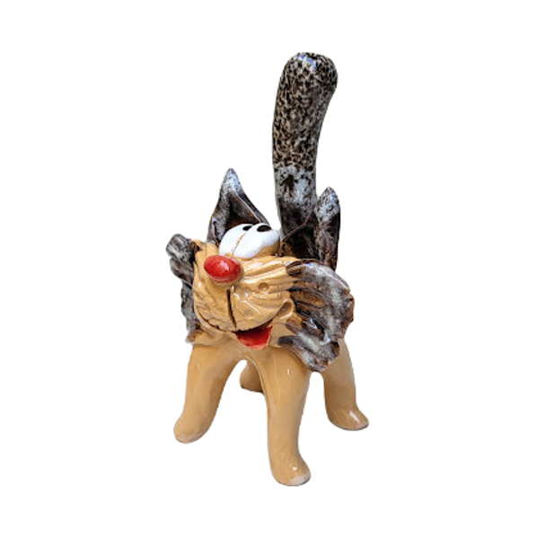 Ceramic figure Cat with a long tail 542002