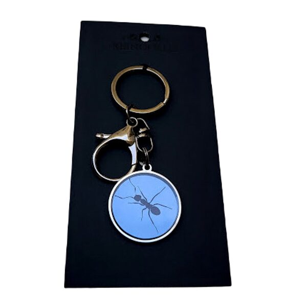 Key/bag pendant with organic glass - Ant