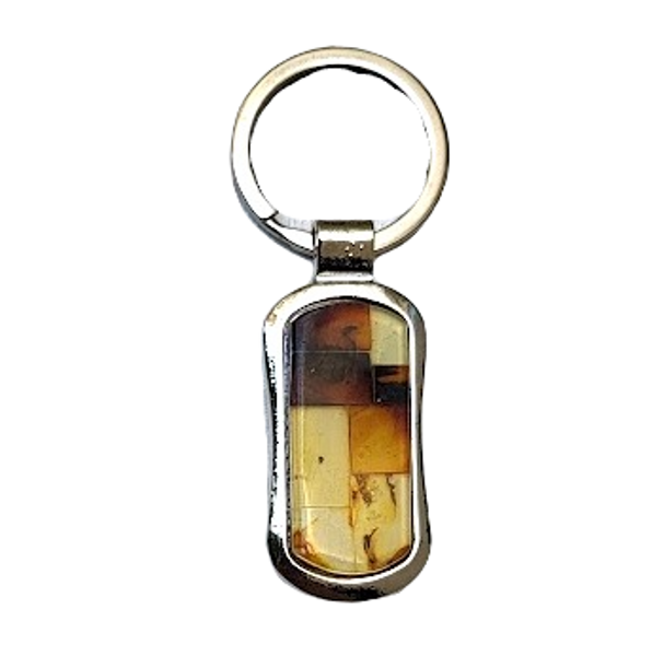 Ключ-подвеска с янтарем 120462