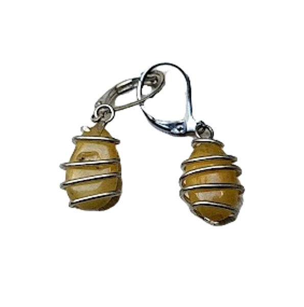 Earrings with amber 1205604