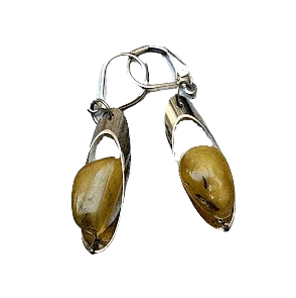 Earrings with amber 1205609
