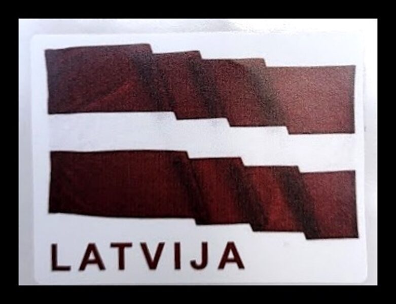 Наклейка Латвия 543008