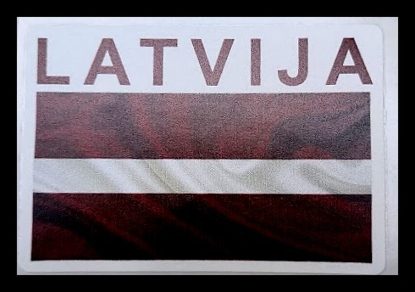 Sticker Latvia 543011