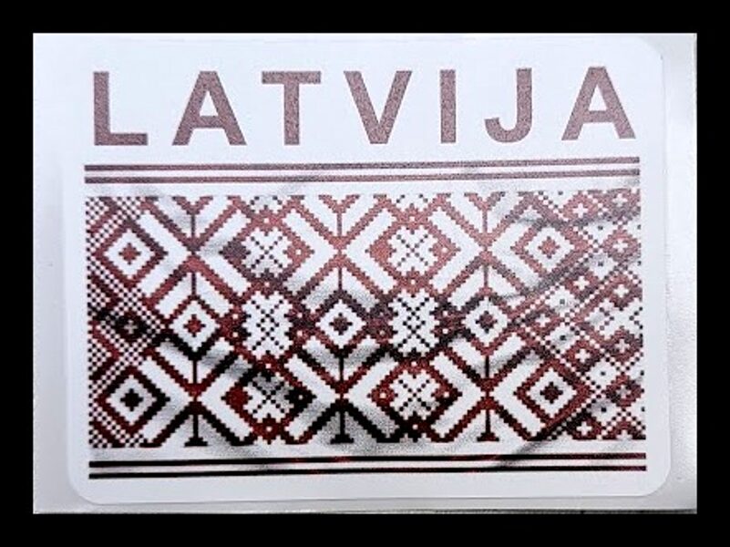 Наклейка Латвия 543013