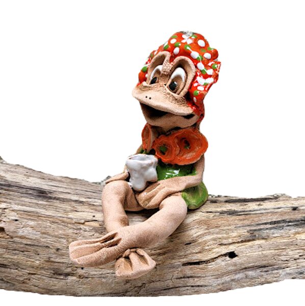 Ceramic figure Frog 280111
