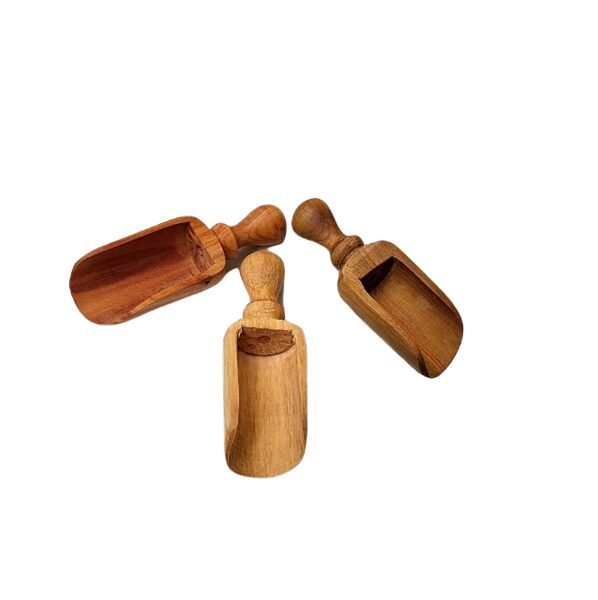 Wooden spoon spices - scoop