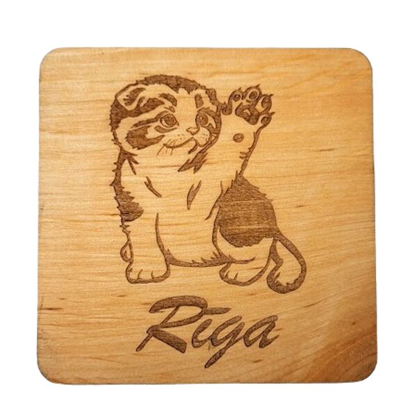 Wooden tray "Cat" 710305