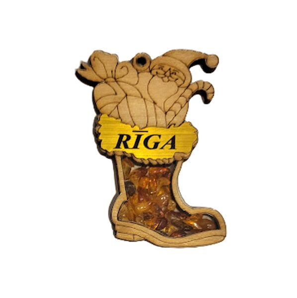 Magnet with amber 673501