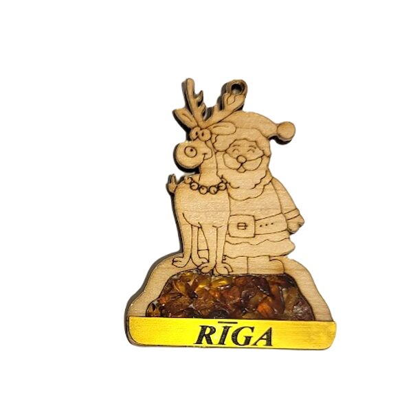 Magnet with amber 673502